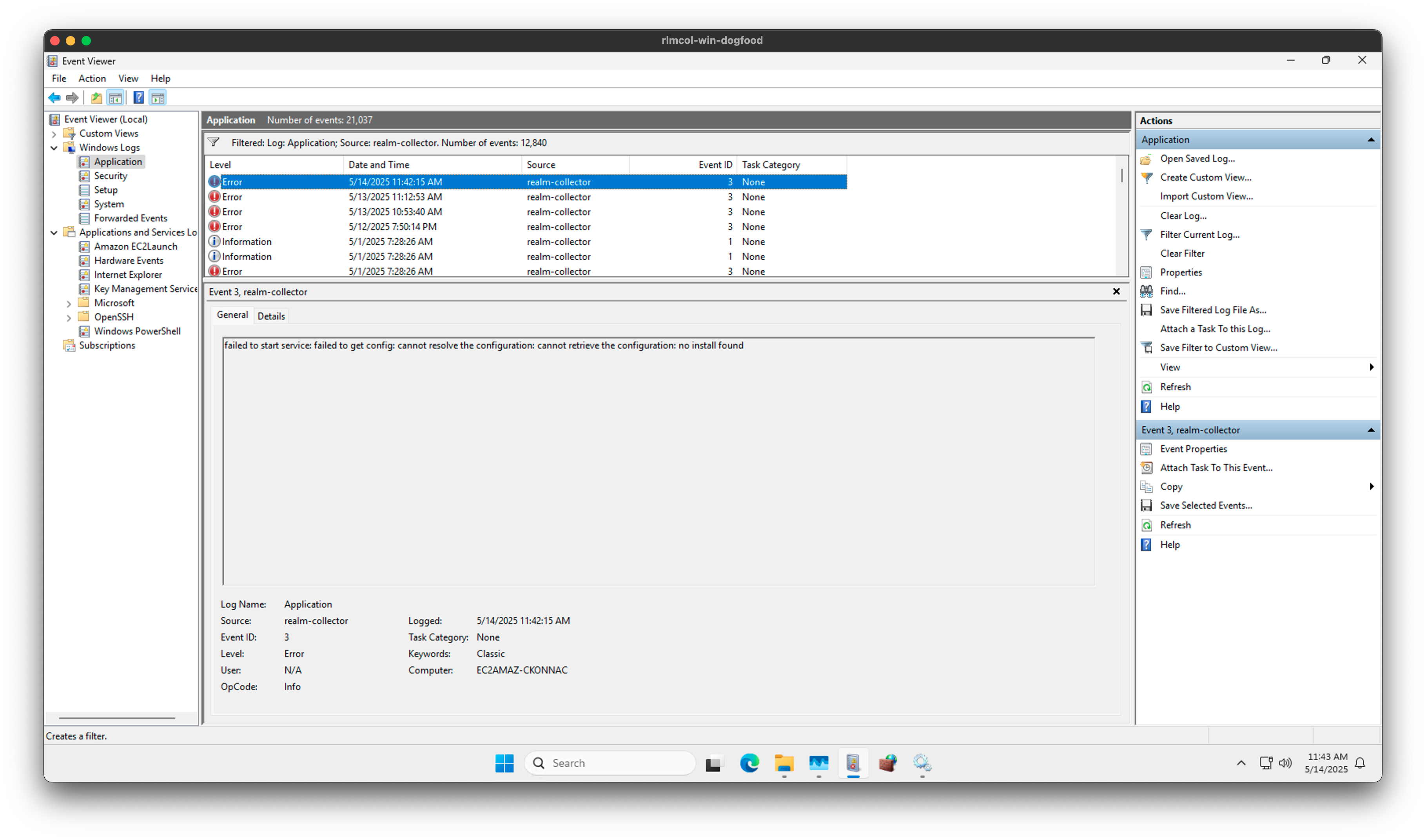 windows Event Viewer General