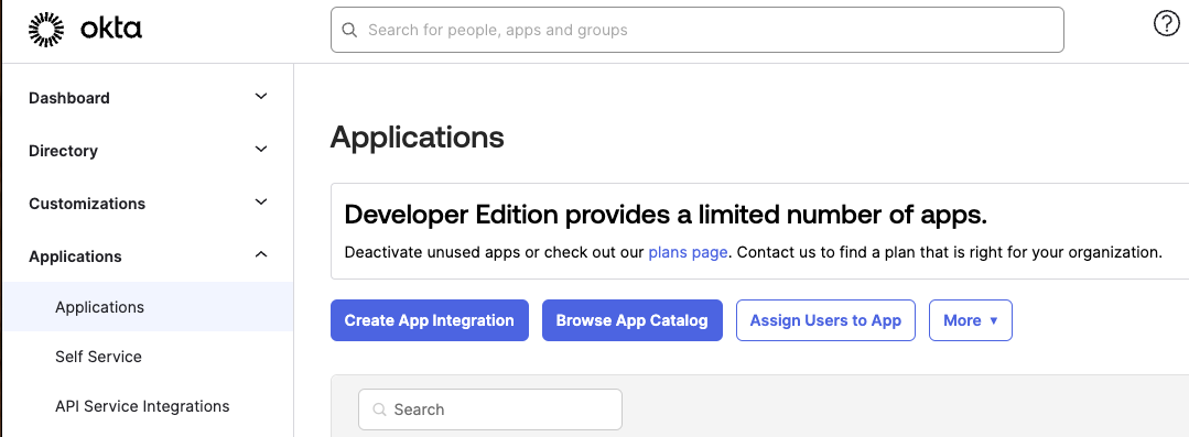 Okta Applications