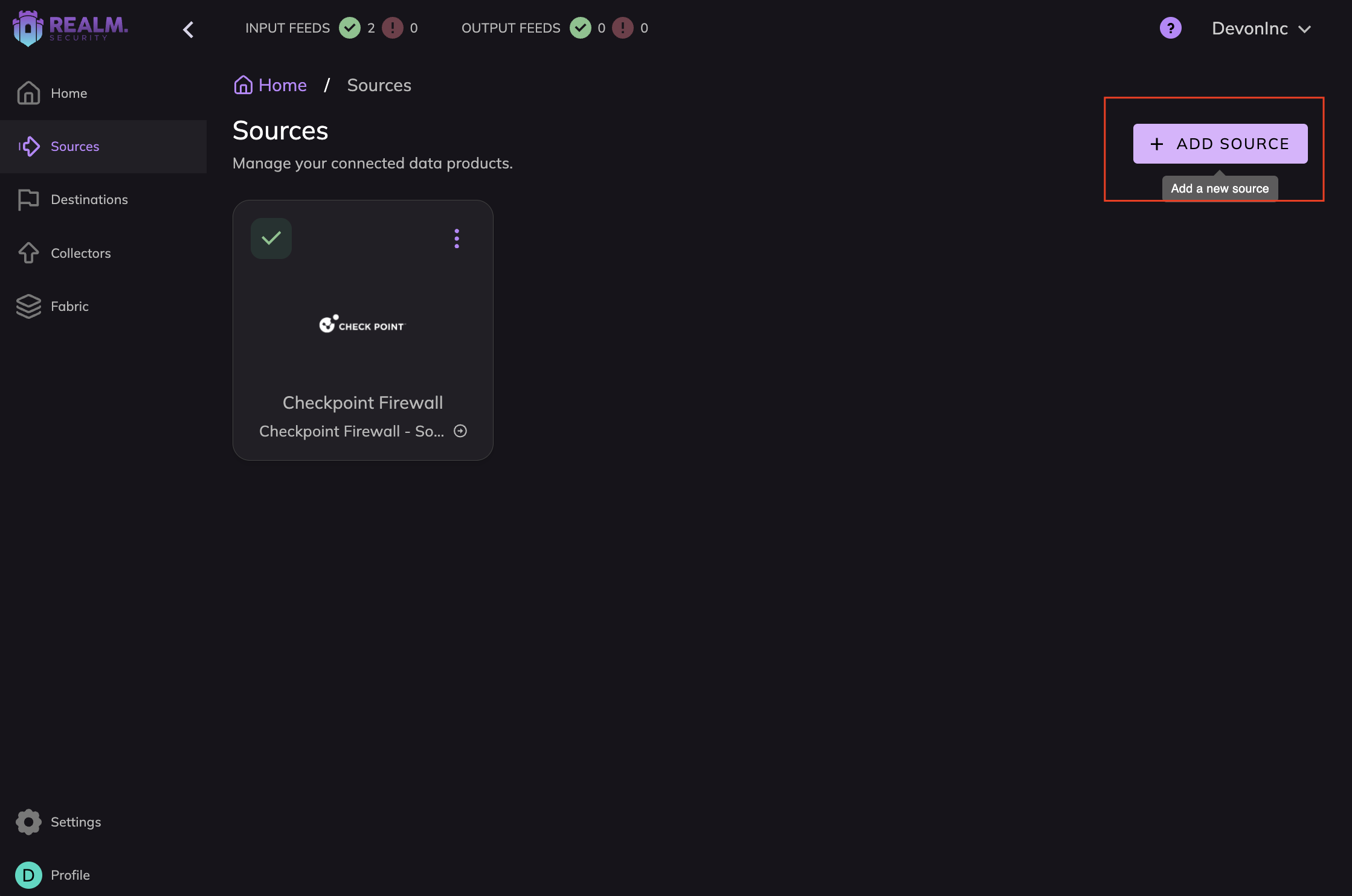 source button